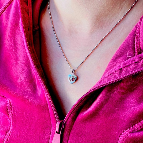 Stainless Steel Heart Necklace Pendant - Picture 1 of 4